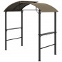 Paviljong till Grill 233 x 110 x 235 cm med Sidohyllor Stålram