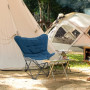 Campingstol Fällbar Blå