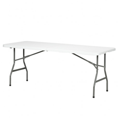 Hopfällbart Utebord 180 x 75 x 73 cm Vit