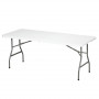 Hopfällbart Utebord 180 x 75 x 73 cm Vit