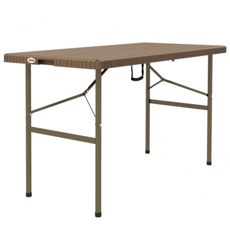 Hopfällbart Utebord 122 x 60 x 73 cm Brun