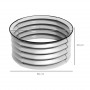 2-Pack Odlingslåda Metall Rund Ø60 x 30 cm
