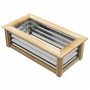 Odlingslåda Öppen Botten 90 x 45 x 30 cm metall - trä