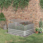 Odlingslåda med Växthus, Takluckor 107 x 26 x 57,5/67,5 cm