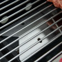 Gasolgrill 3 Brännare Svart med Hjul 121 x 55 x 109 cm