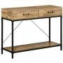 Konsolbord Industriell Trä med 2 Lådor 100 x 35 x 76,5 cm