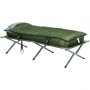 Campingsäng med Madrass 193 x 86 x 43/63 cm Grön