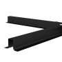 Parasollfot 100 x 100 x 75 cm Svart