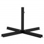 Parasollfot 100 x 100 x 75 cm Svart