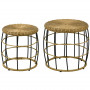 Ute Sidobord 2-set Rotting Khaki -Svart