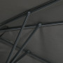 Parasoll Dubbelt med Tilt 150 x 295 x 170-214 cm Grå
