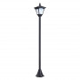 Trädgårdslykta Med Stolpe solcell svart 120 cm IP44 med LED-ljus, s...