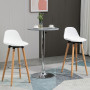 Barstolar 2 pack Scandi Design natur - vit