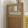 Bambu Sittbänk med Förvaringskista 100 x 40 x 60 cm