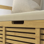Bambu Sittbänk med Förvaringskista 100 x 40 x 60 cm