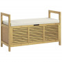 Bambu Sittbänk med Förvaringskista 100 x 40 x 60 cm