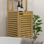 Badrumsskåp med 3 Hyllor 38,5 x 33 x 170 cm Bambu