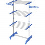 Torkställ 4 Nivåer 142 x 55 x 152 cm Blå - Silver