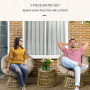 Utegrupp Bistro Set x2 Roterande Stol + Bord - Rotting
