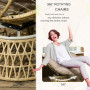 Utegrupp Bistro Set x2 Roterande Stol + Bord - Rotting