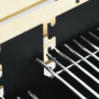 Kolgrill med Hjul 113 x 53,5 x 82,5 cm Svart