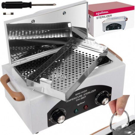 Desinfektion för verktyg Sterilisatorer 300W  220°C + Timer