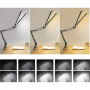 LED-bordslampa Klämfäste Flexibel 2 Ljuskällor