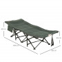 Camping Solsäng Hopfällbar 186 x 68 x 48 cm
