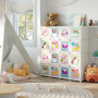 Förvaring barnrum Kubförvaring 16 Låda 123 x 31 x 123 cm