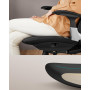 Ergonomisk Kontorsstol med Justerbara Nackstöd, Ländryggstöd, Sits och Armstöd