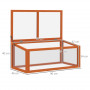 Mini Växthus Box 90 x 46 x 40 cm