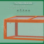 Mini Växthus Box 90 x 46 x 40 cm