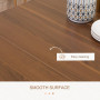 Fällbart Matbord 6 Personer 180 x 85 x 75 cm Brun