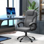 Ergonomisk Kontorsstol Grå Tyg 66 x 75 x 120 cm