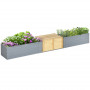 Odlingslåda med Bänk 240 x 42 x 32 cm