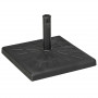 Parasollfot Fyrkant 19 kg, 51 x 51cm, Svart