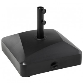 Parasollfot Påfyllningsbar 43-60 kg Svart