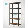 Heavy-Duty Förvaringshylla 90 x 40 x 180 cm 875 kg 5 Hyllor, Vintage Brun