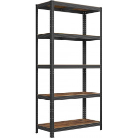 Heavy-Duty Förvaringshylla 90 x 40 x 180 cm 875 kg 5 Hyllor, Vintag...