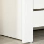Skoskåp 2 Fack 12 par skor 72 x 26 x 80 cm Vit - Ek