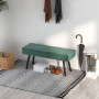 Sittbänk - Sängbänk 100 x 36 x 45 cm Sammet Grön