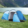 Campingtält för tre personer,426 x 206 x 154 cm Ljusblå