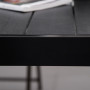 Trädgårdsbord Väderbeständigt 190 x 90 x 74 cm Svart
