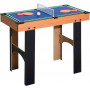 Multispelbord 4 in 1 Fotboll Hockey Biljard Bordtennis 87 x 43 x 73 cm