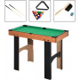 Multispelbord 4 in 1 Fotboll Hockey Biljard Bordtennis 87 x 43 x 73 cm