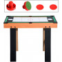 Multispelbord 4 in 1 Fotboll Hockey Biljard Bordtennis 87 x 43 x 73 cm