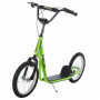 Sparkcykel - Skoter med Luftgummi Däck Grön