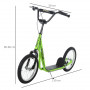 Sparkcykel - Skoter med Luftgummi Däck Grön