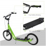 Sparkcykel - Skoter med Luftgummi Däck Grön