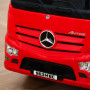 Gåbil Mercedes ANTOS Lastbil med Ljus Röd